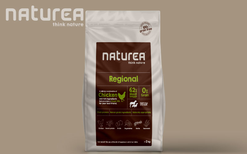 Naturea Dog Food Packaging