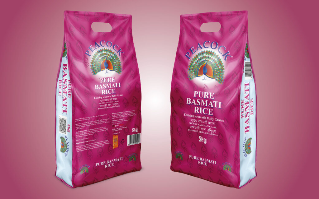 Peacock Basmati Rice - Law Print & Packaging Management