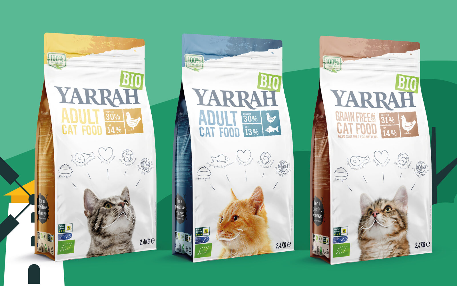 Yarrah Organic Pet Food Law Print & Packaging Management