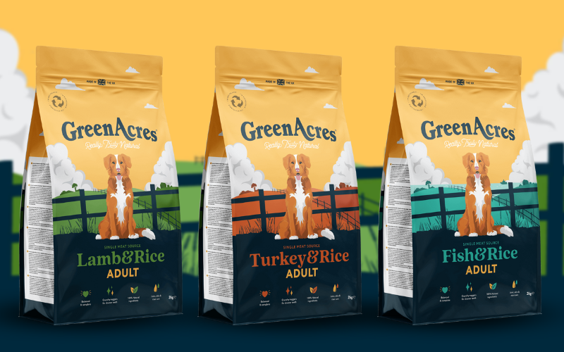 GreenAcres Dog Food - Law Print & Packaging Management